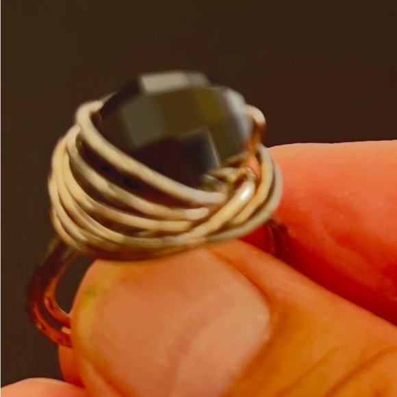 Black Stone Ring - Picture 3 of 3